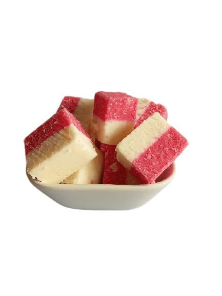 Coconut Ice Fudge